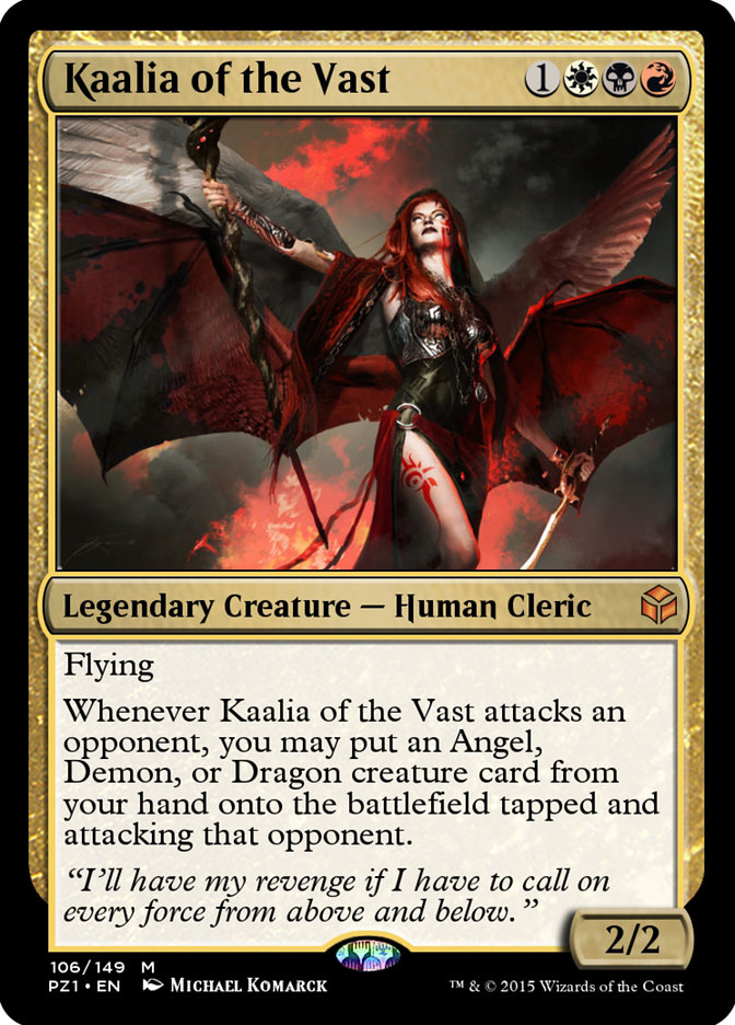 Kaalia of the Vast (Legendary Cube Prize Pack #106)