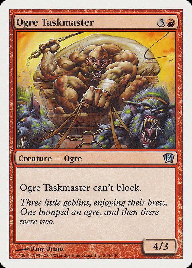 Ogre Taskmaster (Ninth Edition #205)