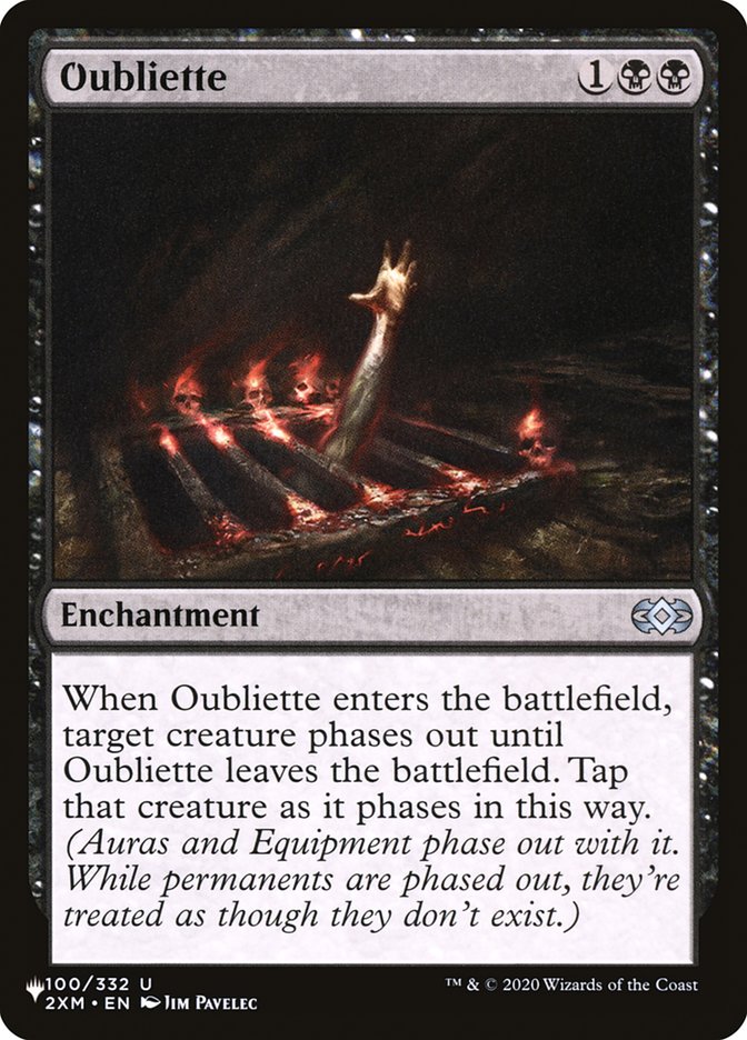 Oubliette (The List #2XM-100)