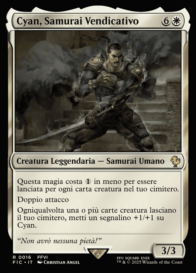 Cyan, Samurai Vendicativo