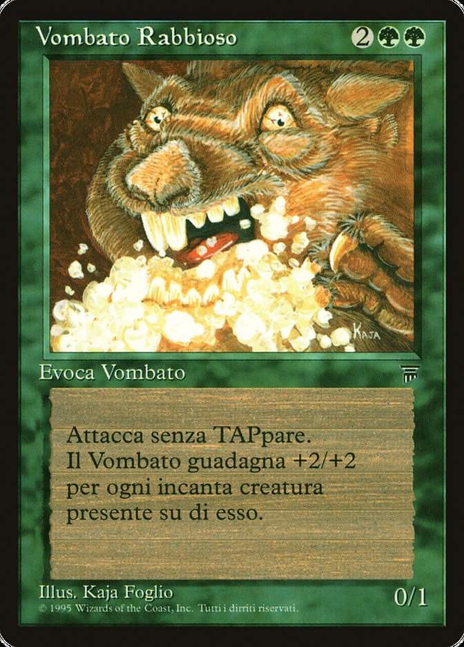 Rabid Wombat (Legends #198)