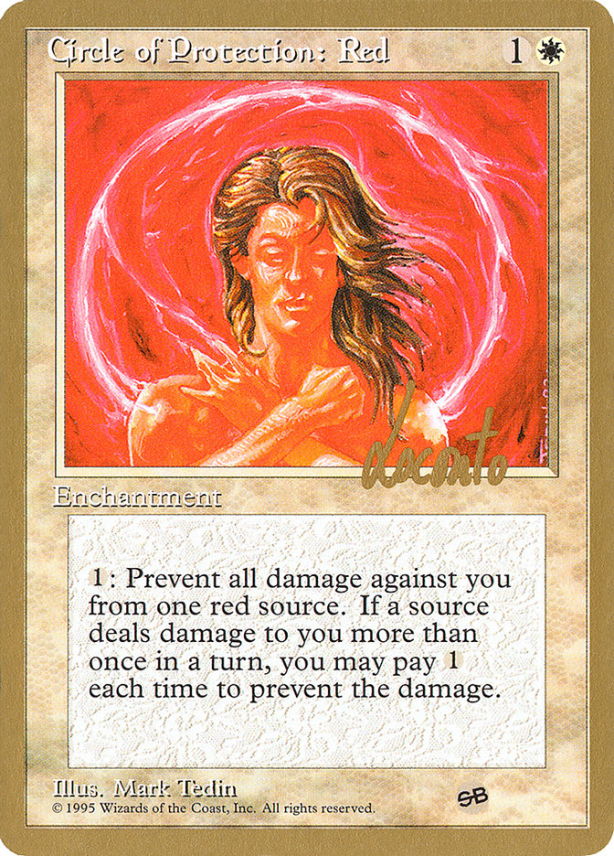 Circle of Protection: Red (Pro Tour Collector Set #ml17sb)