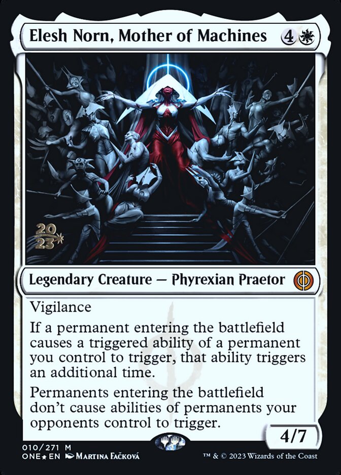 Elesh Norn, Mother of Machines (Phyrexia: All Will Be One Promos #10s)