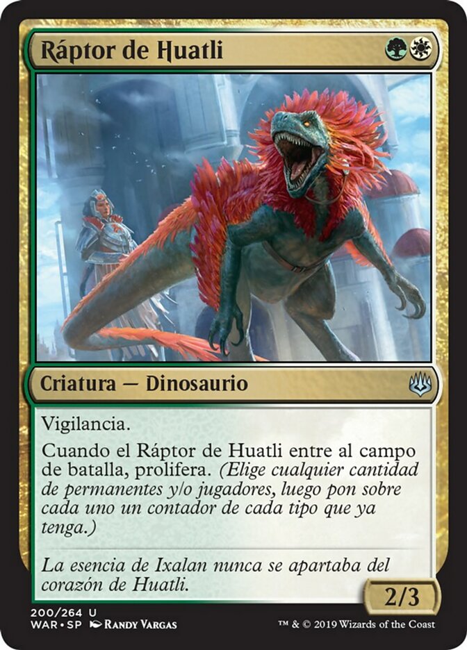 Huatli's Raptor (War of the Spark #200)