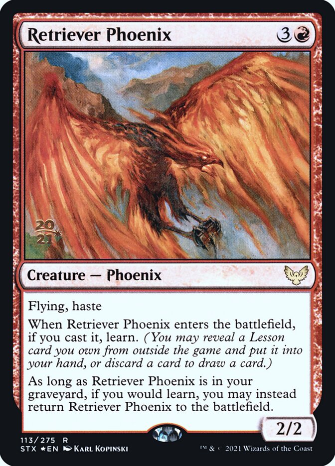 Retriever Phoenix (Strixhaven: School of Mages Promos #113s)