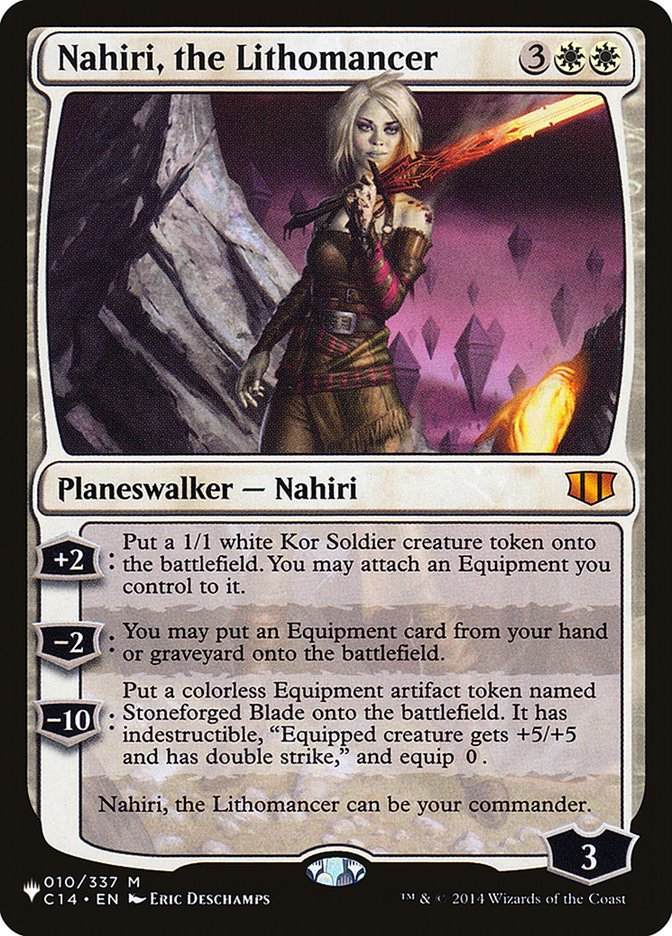 Nahiri, the Lithomancer (The List #C14-10)