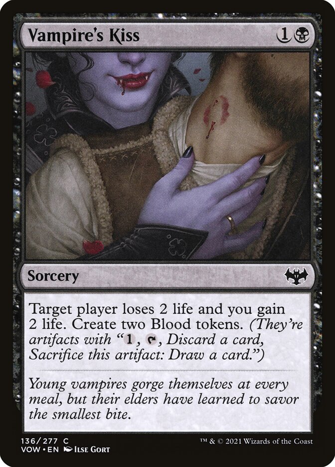 Vampire's Kiss (Innistrad: Crimson Vow #136)