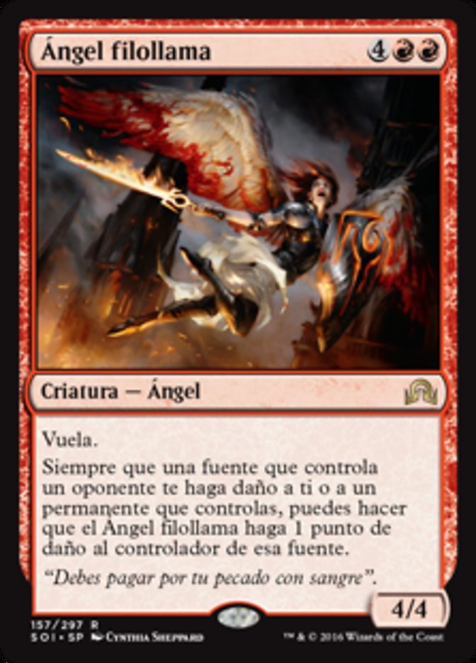 Flameblade Angel (Shadows over Innistrad #157)