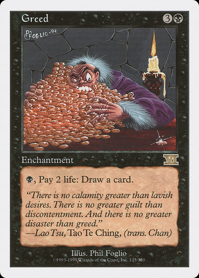 Greed (Classic Sixth Edition #135)