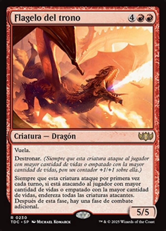 Flagelo del trono