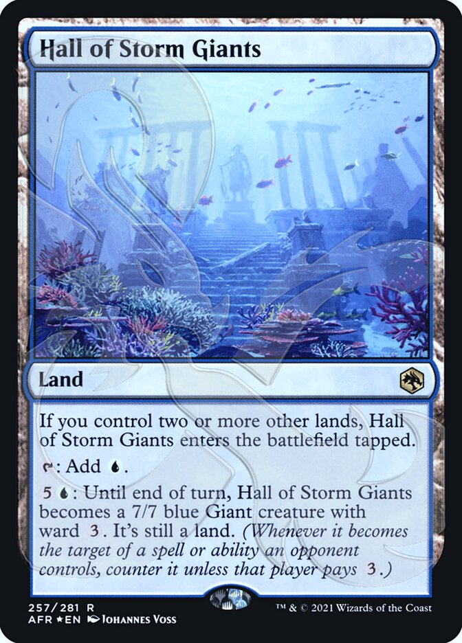 Hall of Storm Giants (Adventures in the Forgotten Realms Promos #257a)