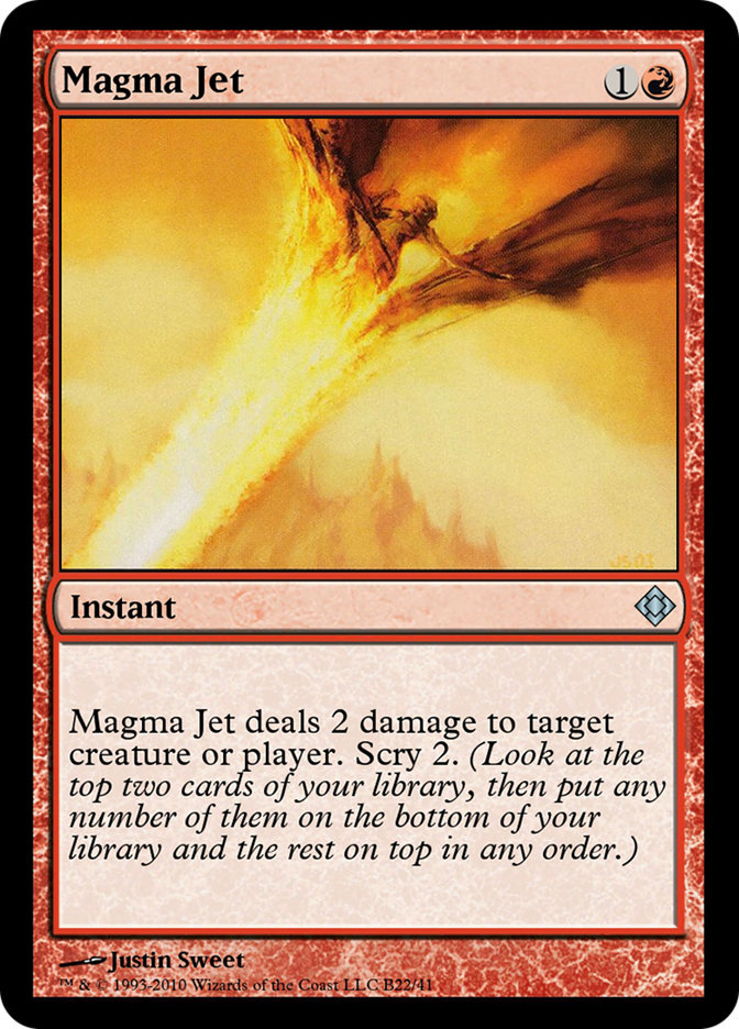 Magma Jet (Magic Online Theme Decks #B22)