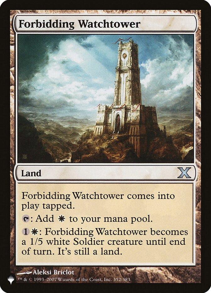 Forbidding Watchtower (The List #10E-352)