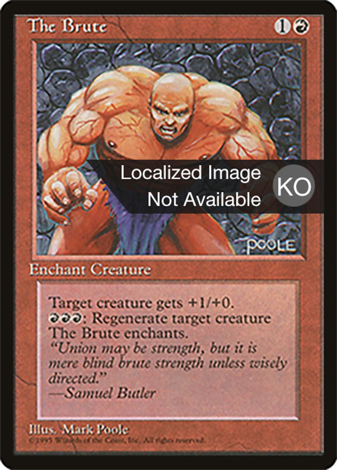 The Brute (Fourth Edition Foreign Black Border #226)