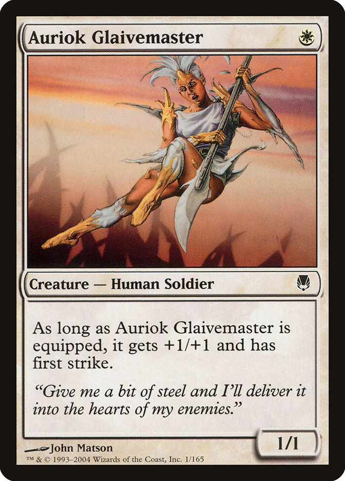 Auriok Glaivemaster (Darksteel #1)
