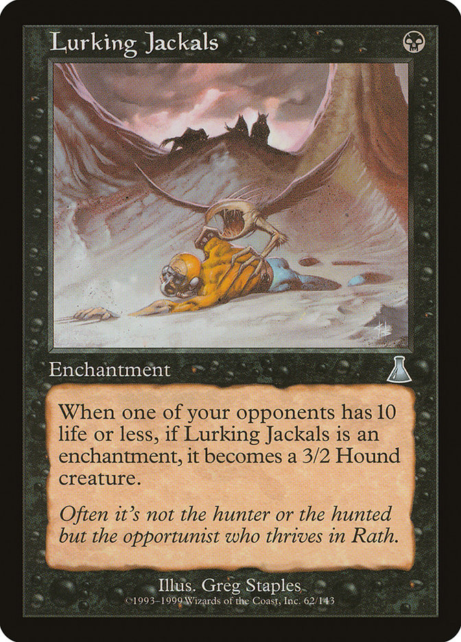 Lurking Jackals (Urza's Destiny #62)
