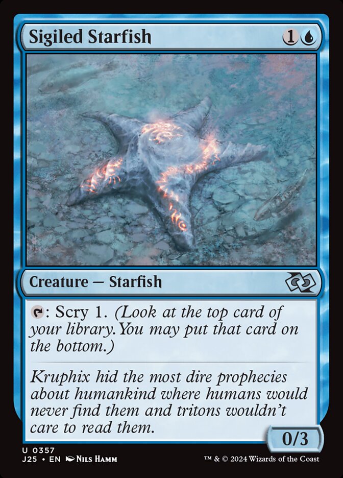 Sigiled Starfish (Foundations Jumpstart #357)