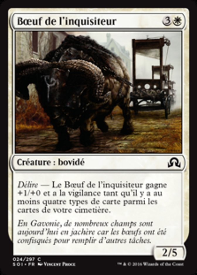 Inquisitor's Ox (Shadows over Innistrad #24)