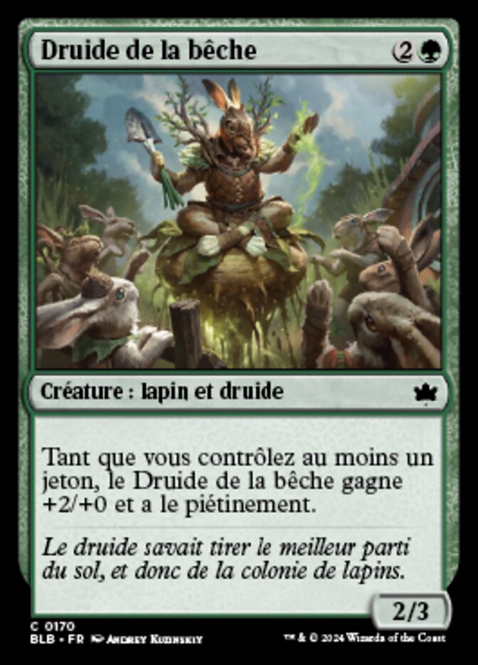 Druide de la bêche