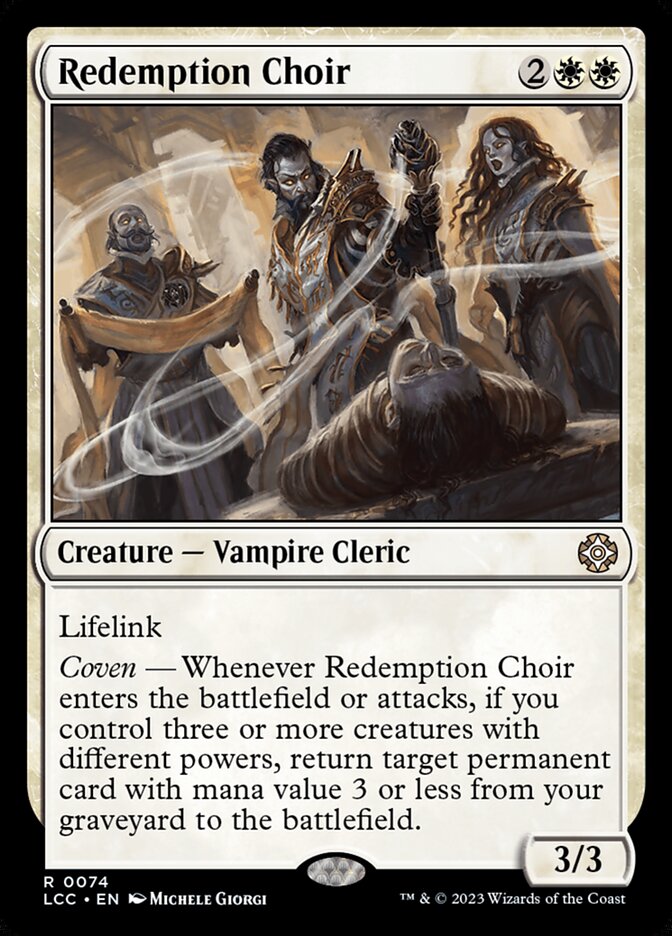Redemption Choir (The Lost Caverns of Ixalan Commander #74)