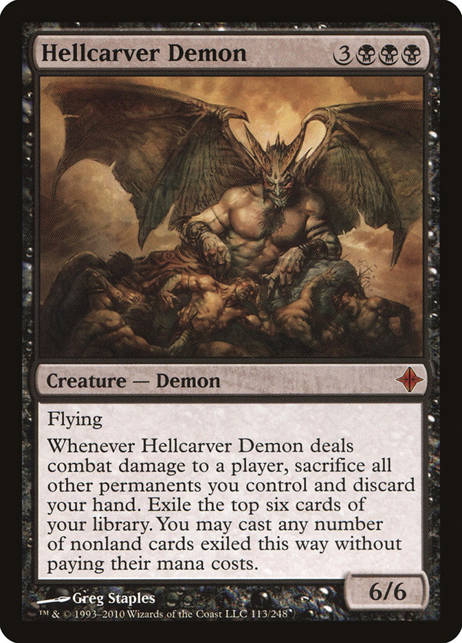 Hellcarver Demon (Rise of the Eldrazi #113)