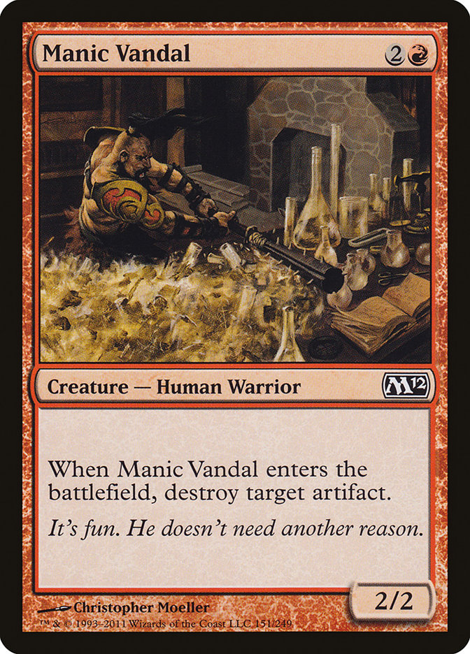 Manic Vandal (Magic 2012 #151)