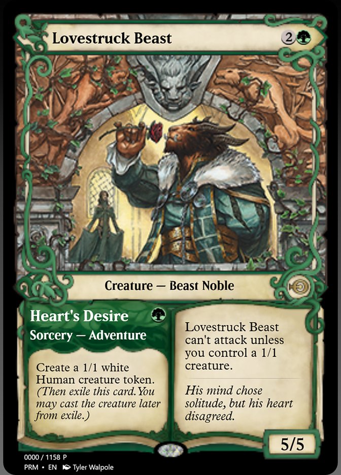 Lovestruck Beast // Heart's Desire (Magic Online Promos #78830)