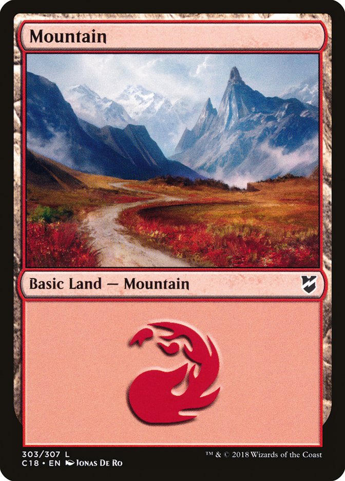 Mountain (Commander 2018 #303)