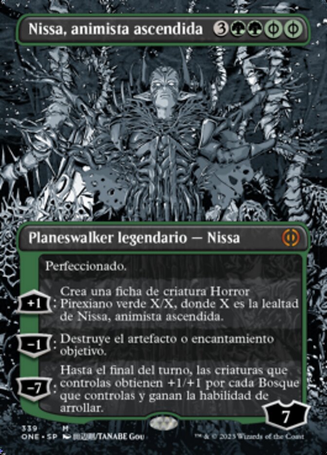 Nissa, Ascended Animist (Phyrexia: All Will Be One #339)