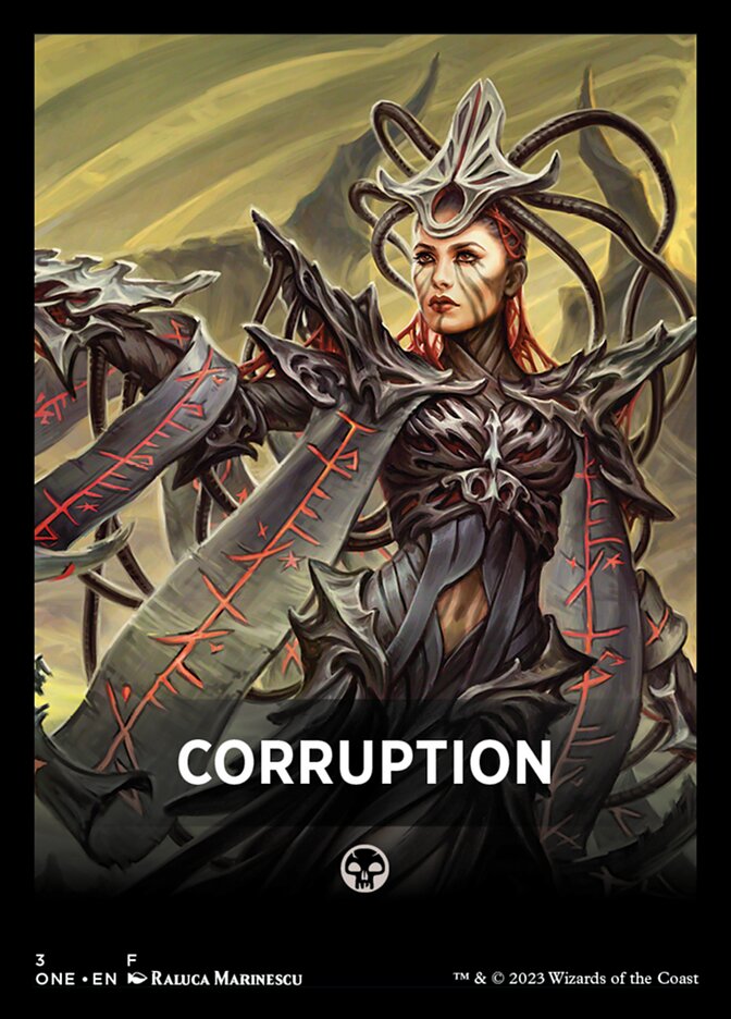 Corruption (Phyrexia: All Will Be One Jumpstart Front Cards #3)