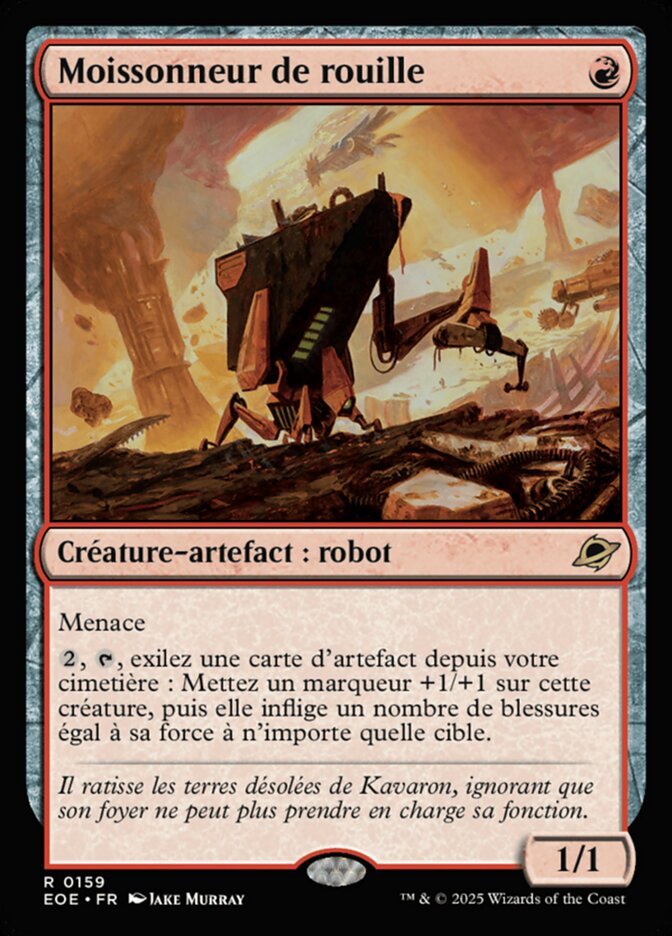 Moissonneur de rouille