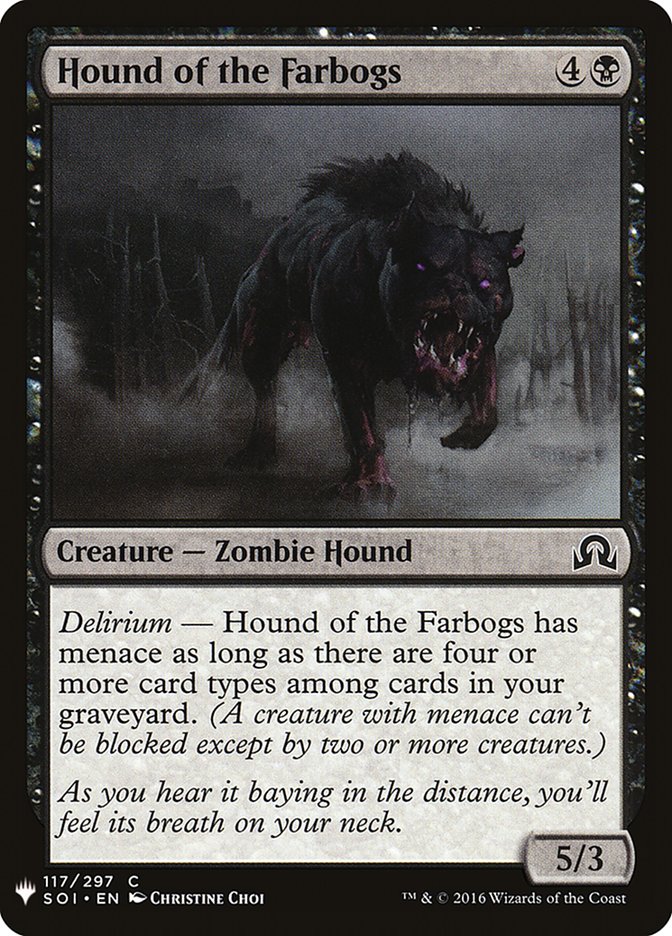 Hound of the Farbogs (The List #SOI-117)