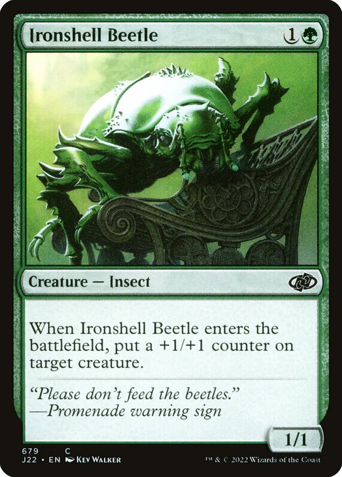 Ironshell Beetle (Jumpstart 2022 #679)