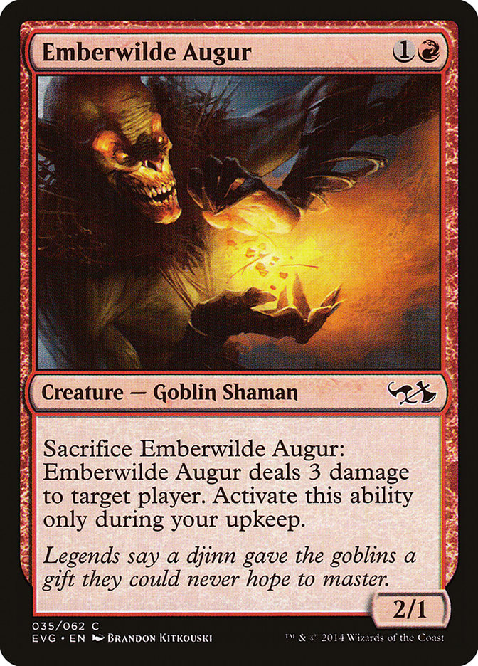 Emberwilde Augur (Duel Decks Anthology: Elves vs. Goblins #35)