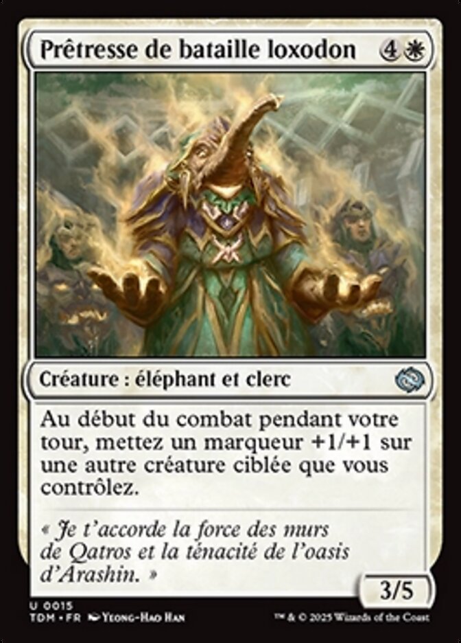 Prêtresse de bataille loxodon