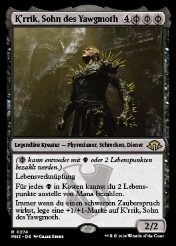 K'rrik, Son of Yawgmoth (Modern Horizons 3 #274)