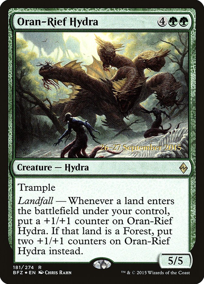 Oran-Rief Hydra (Battle for Zendikar Promos #181s)