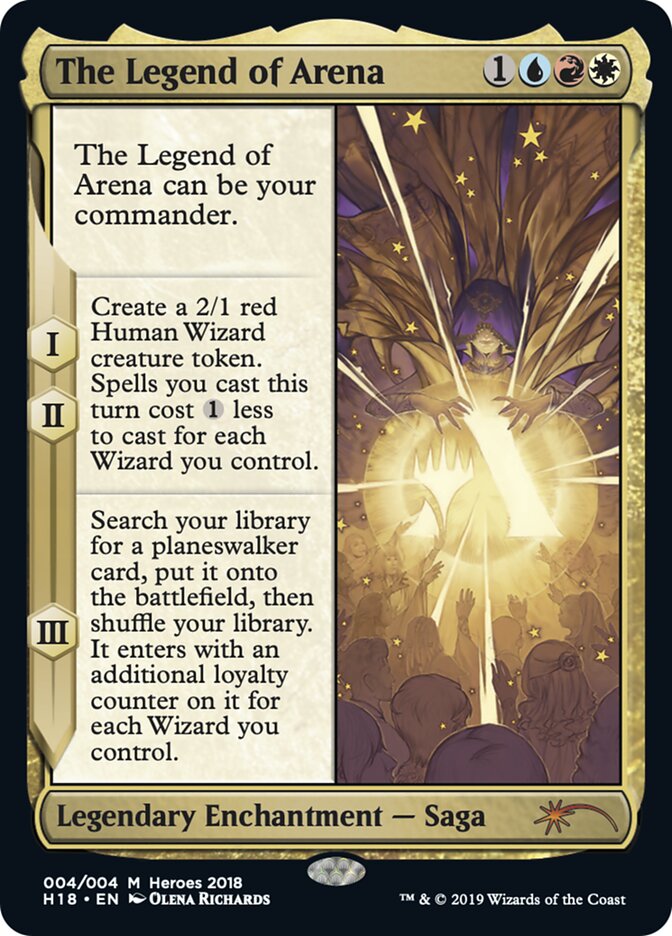 The Legend of Arena · 2018 Heroes of the Realm (PH18) #4 · Scryfall Magic  The Gathering Search
