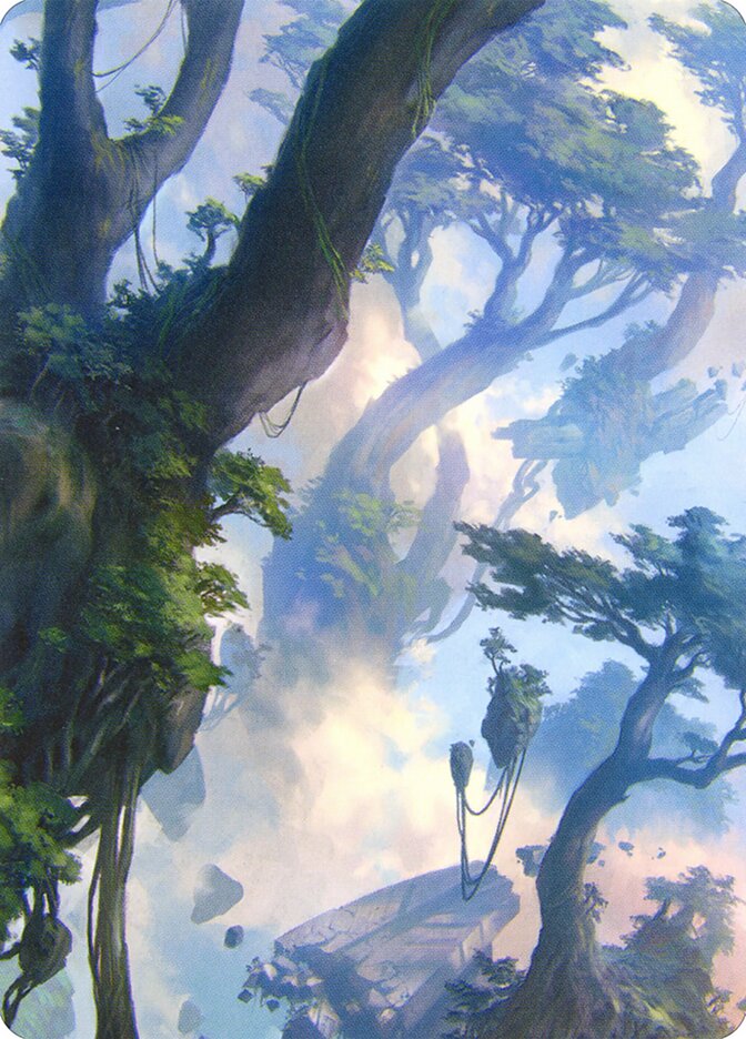 Forest // Forest (Zendikar Rising Art Series #19)