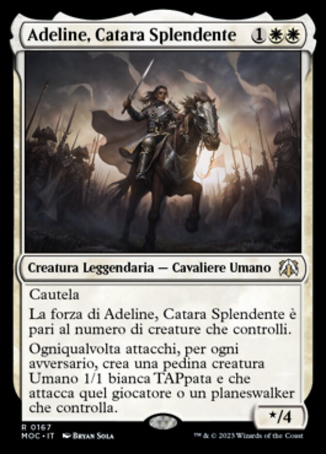 Adeline, Resplendent Cathar (March of the Machine Commander #167)