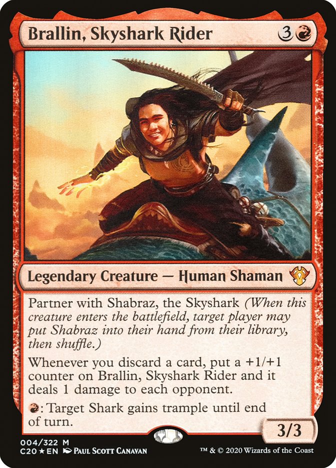 Brallin, Skyshark Rider (Commander 2020 #4)