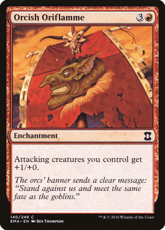 Orcish Oriflamme · Eternal Masters (EMA) #140 · Scryfall Magic The  Gathering Search