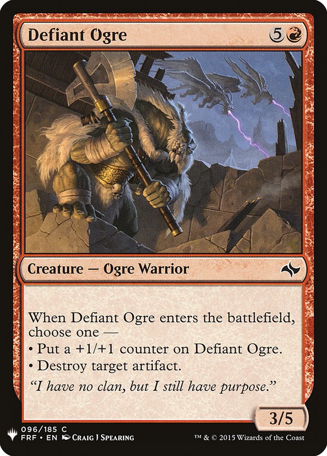 Defiant Ogre (The List #FRF-96)
