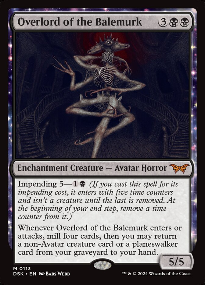 MTG Duskmourn – All Monoblack Cards Revealed