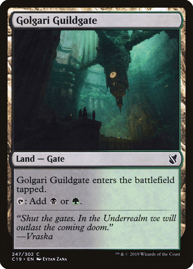 Golgari Guildgate (Commander 2019 #247)