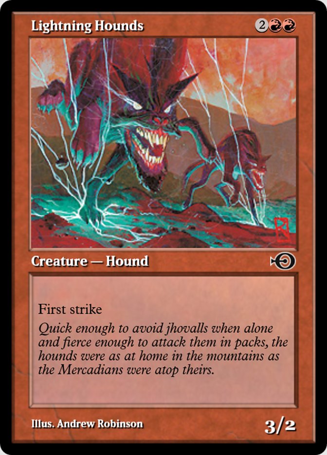 Lightning Hounds (Magic Online Promos #36154)