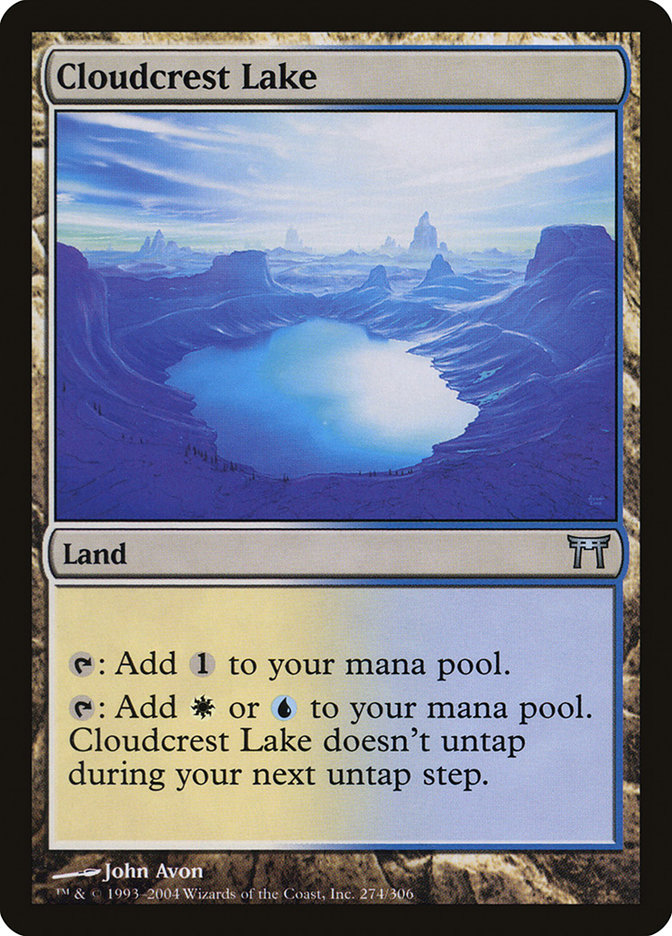 Cloudcrest Lake (Champions of Kamigawa #274)