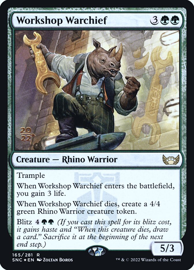 Workshop Warchief (Streets of New Capenna Promos #165s)