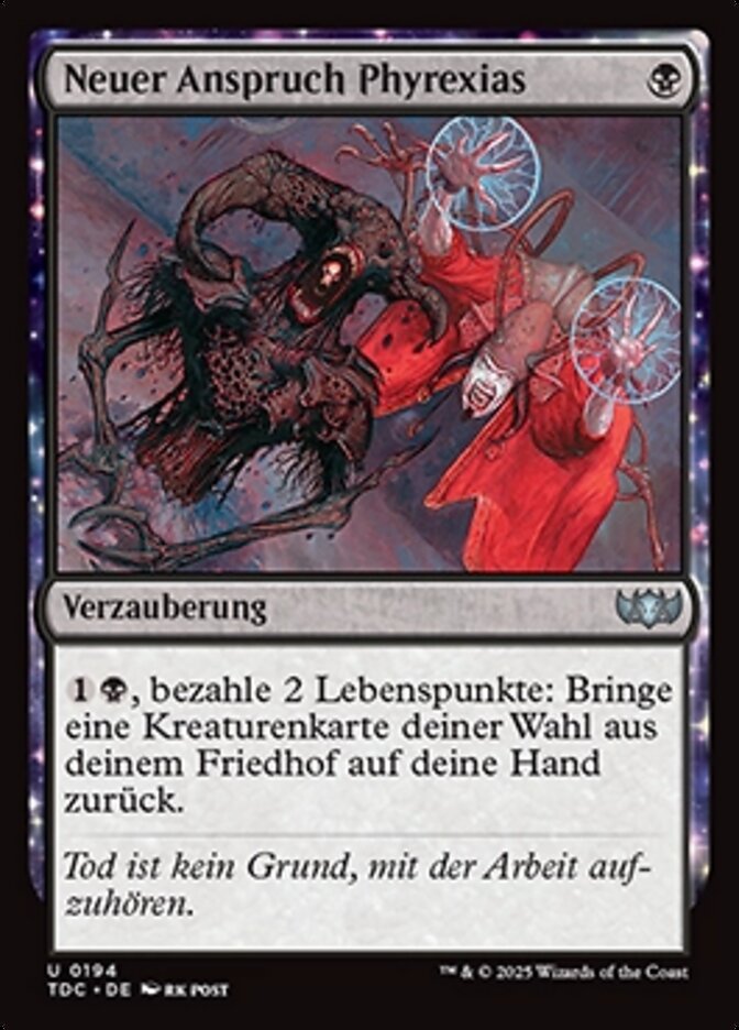 Neuer Anspruch Phyrexias