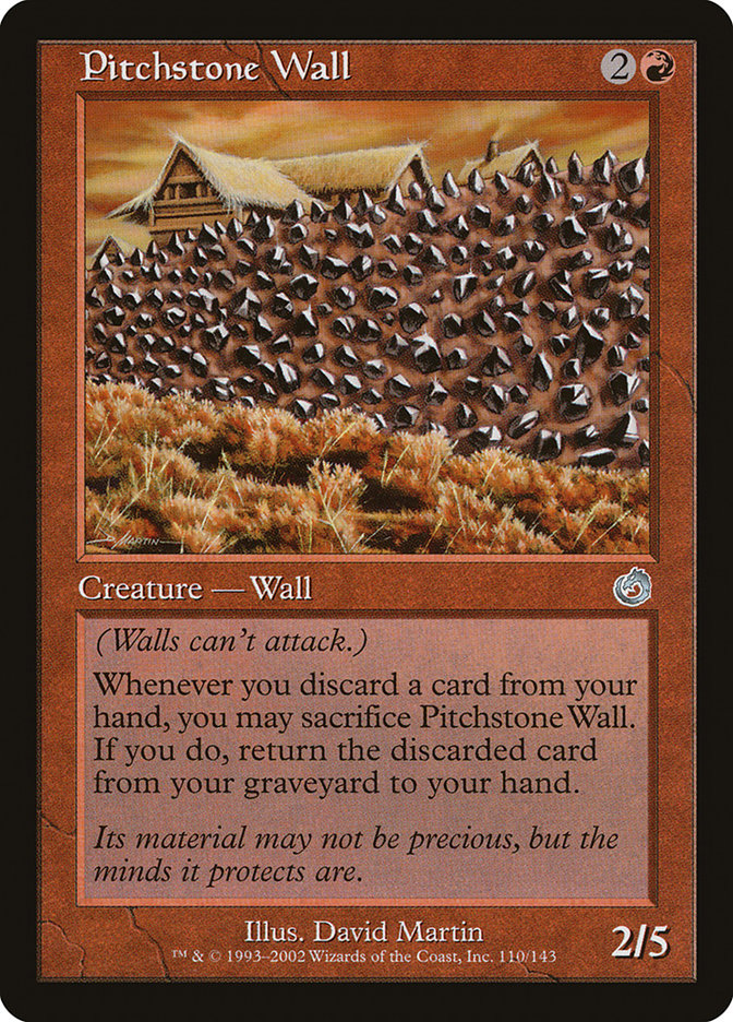 Pitchstone Wall (Torment #110)